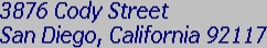 3876 Cody St., San Diego, CA 92117